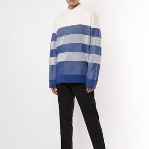 CK Calvin Klein Luxury Striped Sweater NWT by Raf Simons